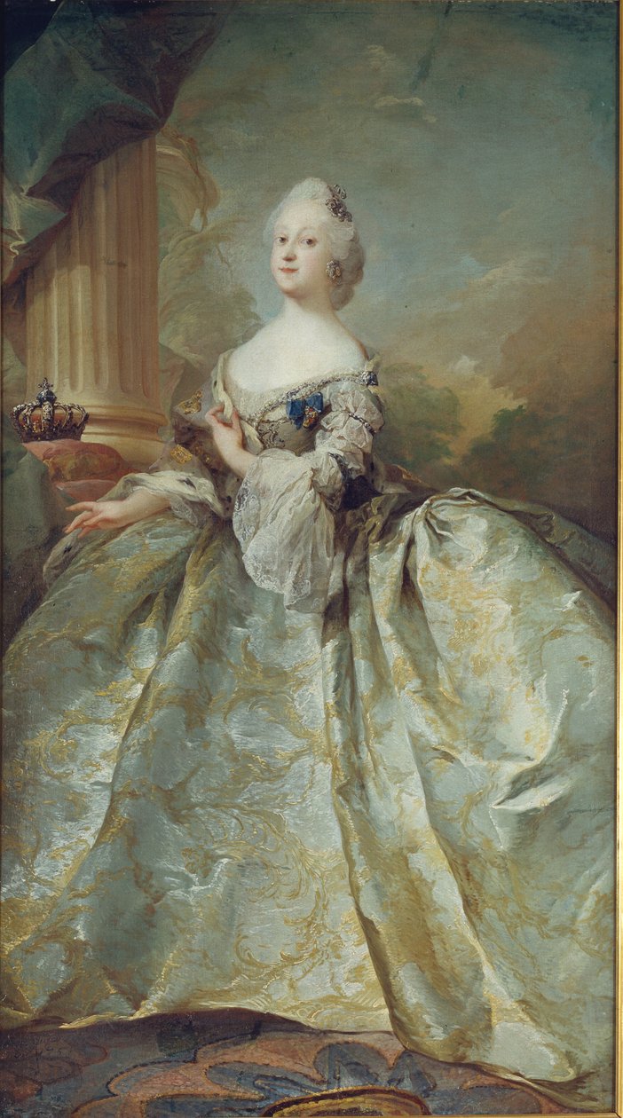 Ritratto di Louise, prima regina di Federico V da C.G. Pilo