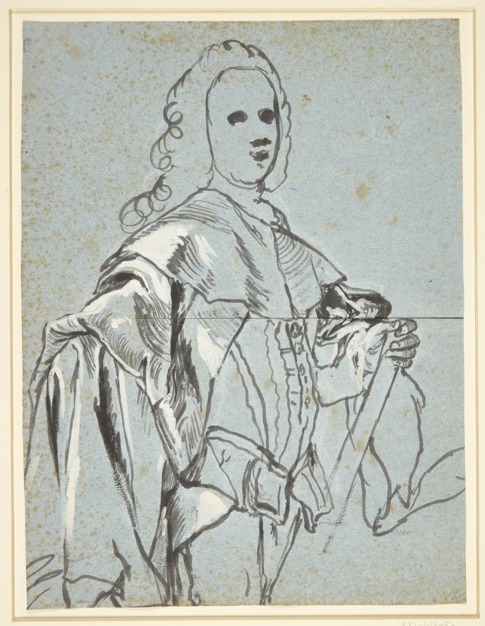Studio per un ritratto, probabilmente di A.G. Moltke da C.G. Pilo