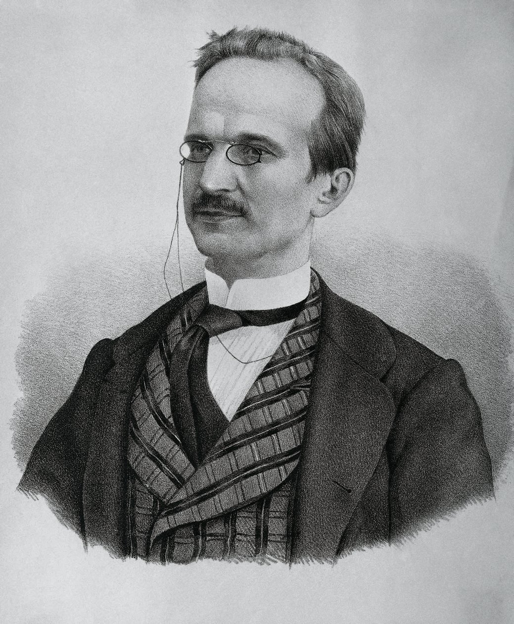 Ritratto di Urbano Rattazzi (1808-1873), politico italiano, litografia da J.B. and Brown J. Rowbotham