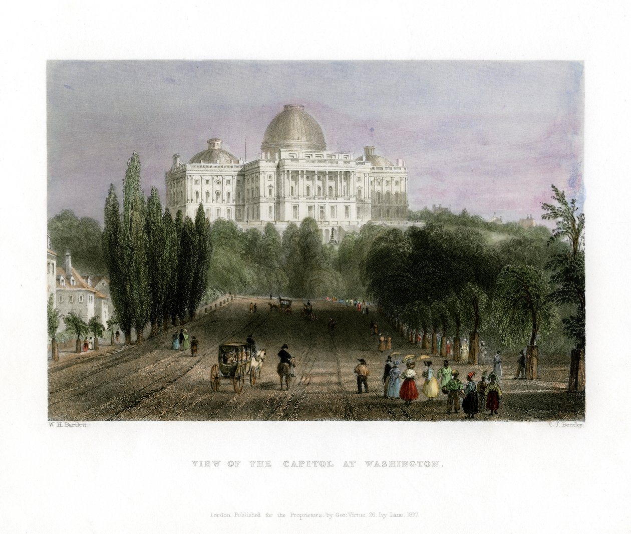 Vista del Campidoglio a Washington, USA da CJ Bentley