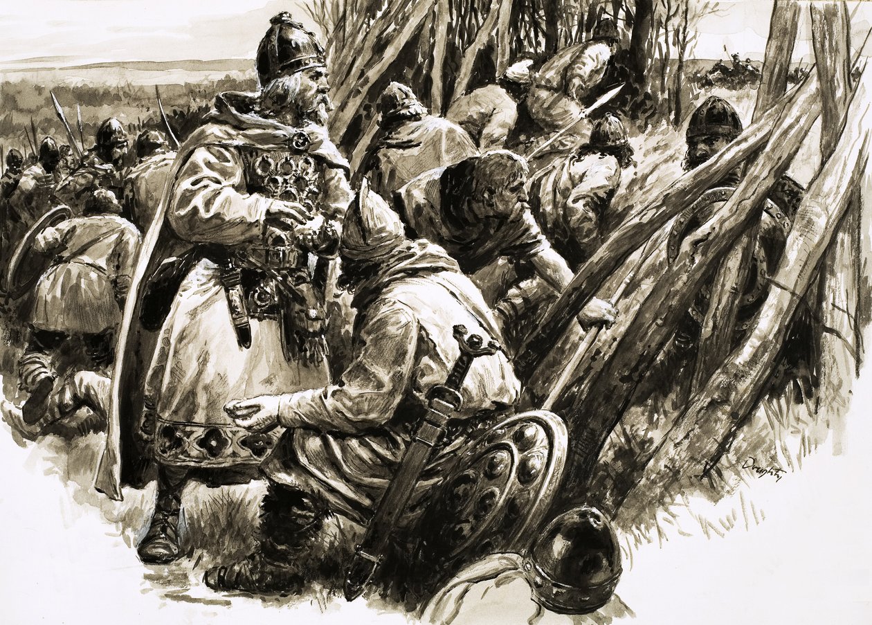 Con un piccolo gruppo di seguaci fedeli, re Alfredo si ritirò nelle paludi da C.L. Doughty