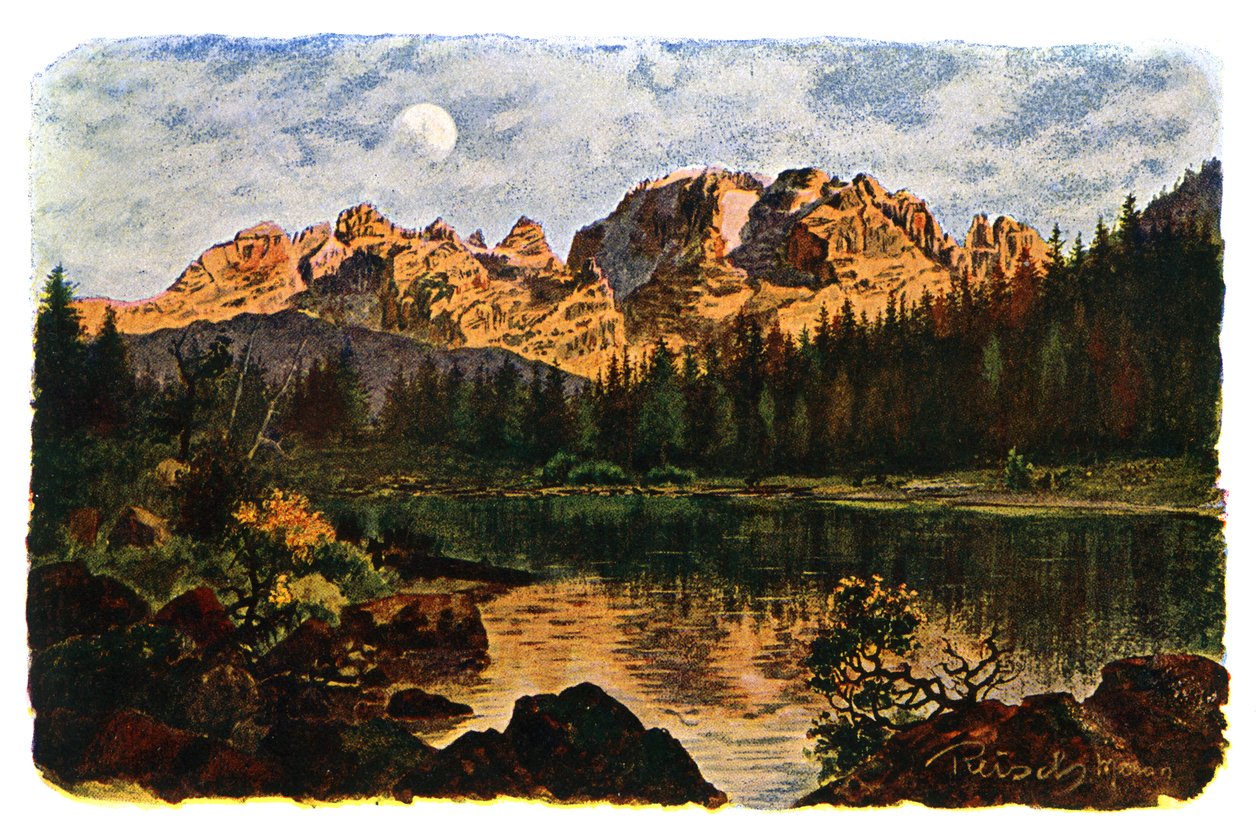 Il gruppo Brenta, 1901 da CM Reisch