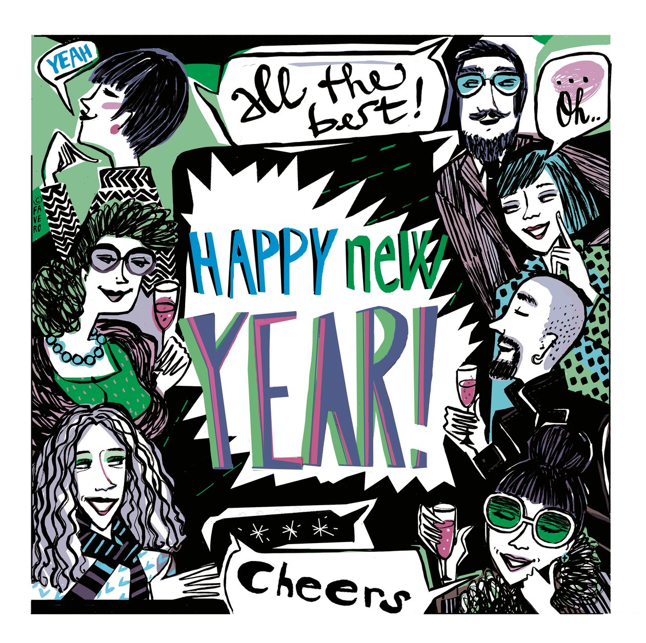 BUON ANNO NUOVO da COSTANZA FAVERO