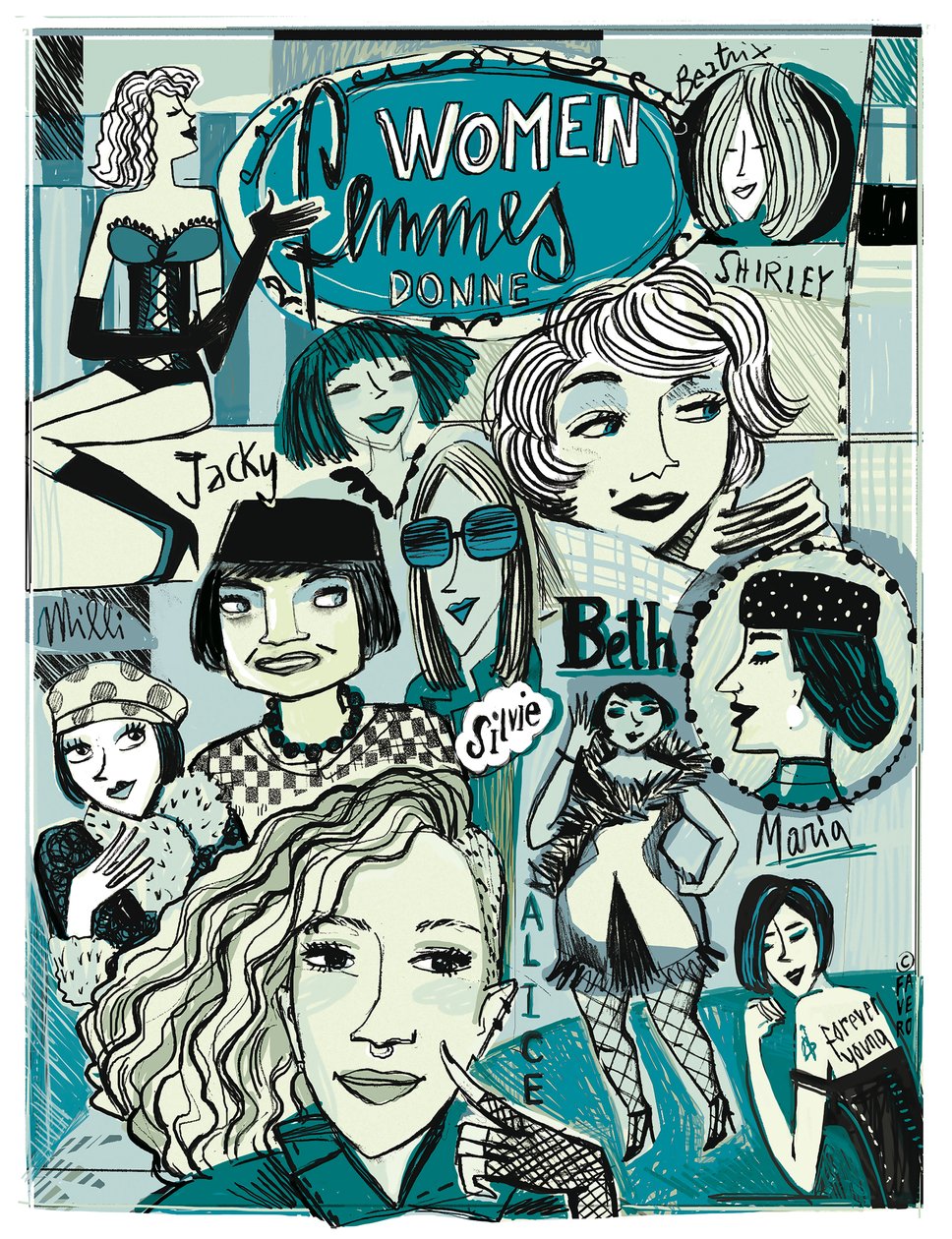DONNE, DONNE da COSTANZA FAVERO