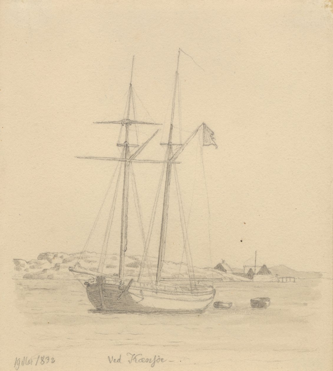 En skonnert da Christoffer Wilhelm Eckersberg