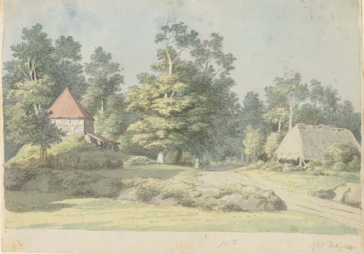 Un mattone a Møn da Christoffer Wilhelm Eckersberg