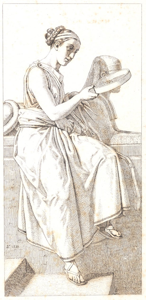 Fornuften. Figura allegorica da Christoffer Wilhelm Eckersberg