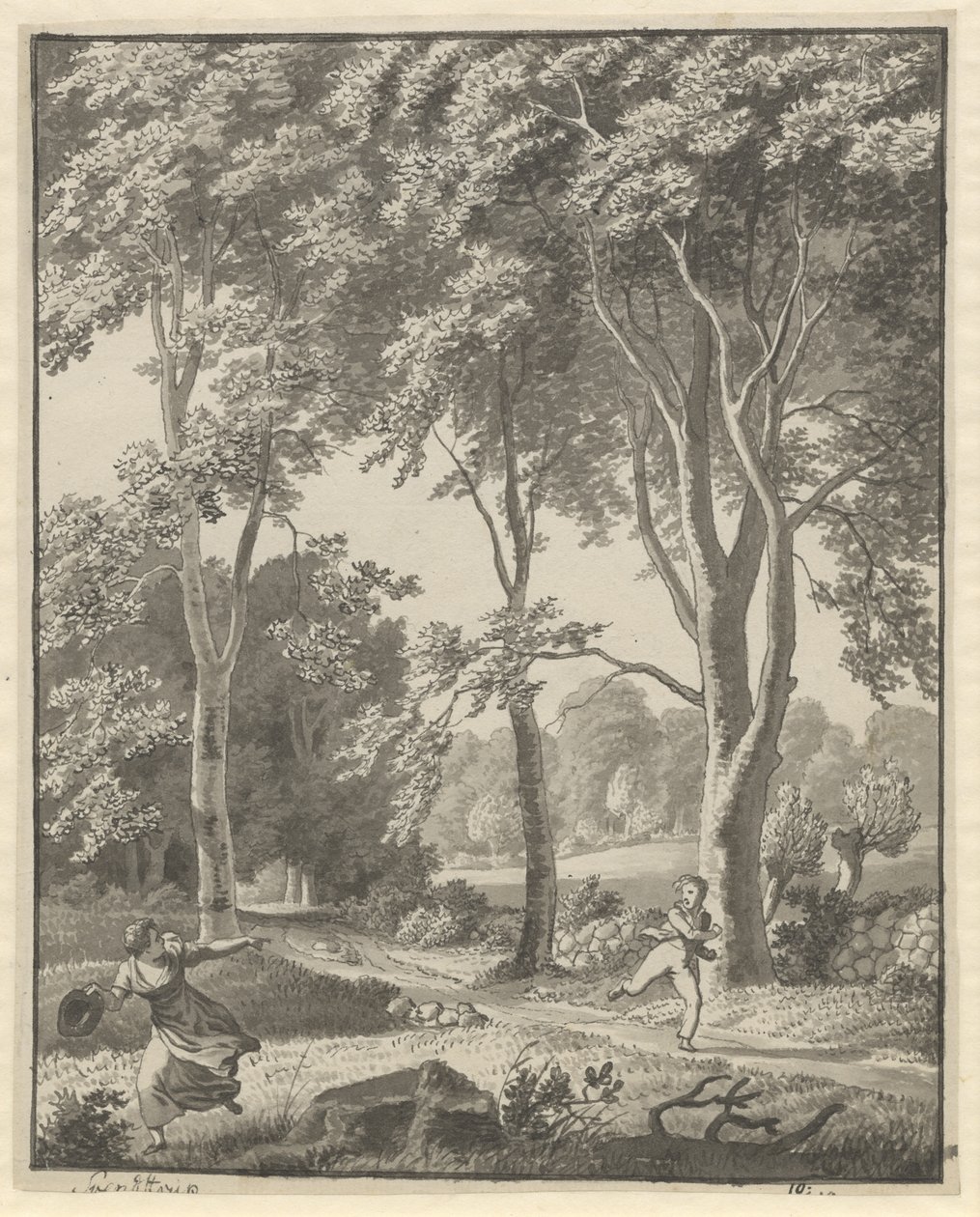 Dal bosco di Svendstrup da Christoffer Wilhelm Eckersberg