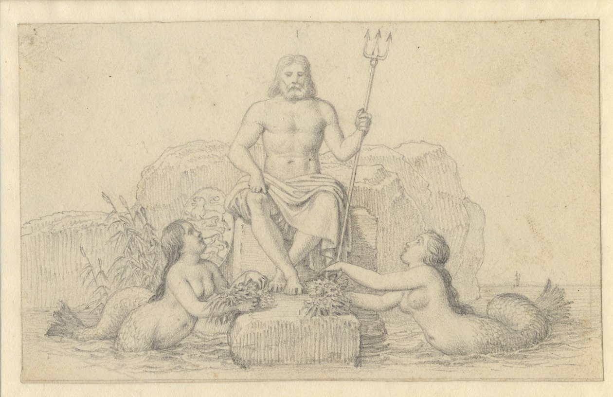 Nettuno e due nereidi da Christoffer Wilhelm Eckersberg