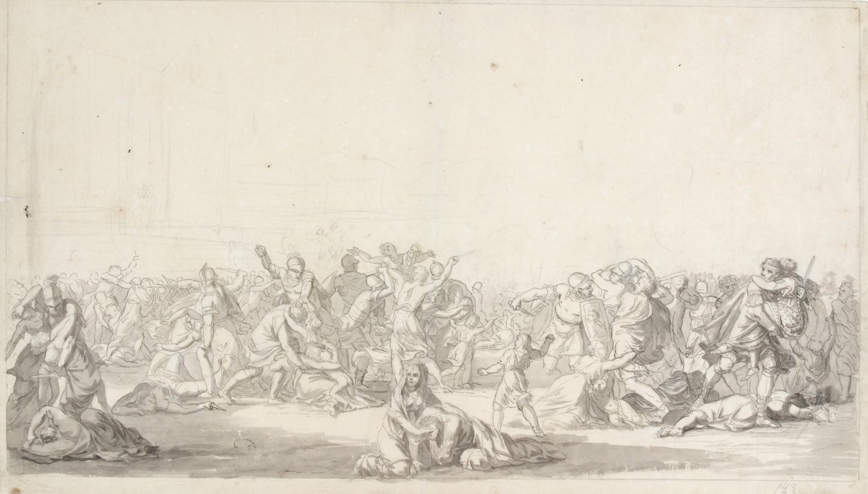 Il ratto delle Sabine da Christoffer Wilhelm Eckersberg