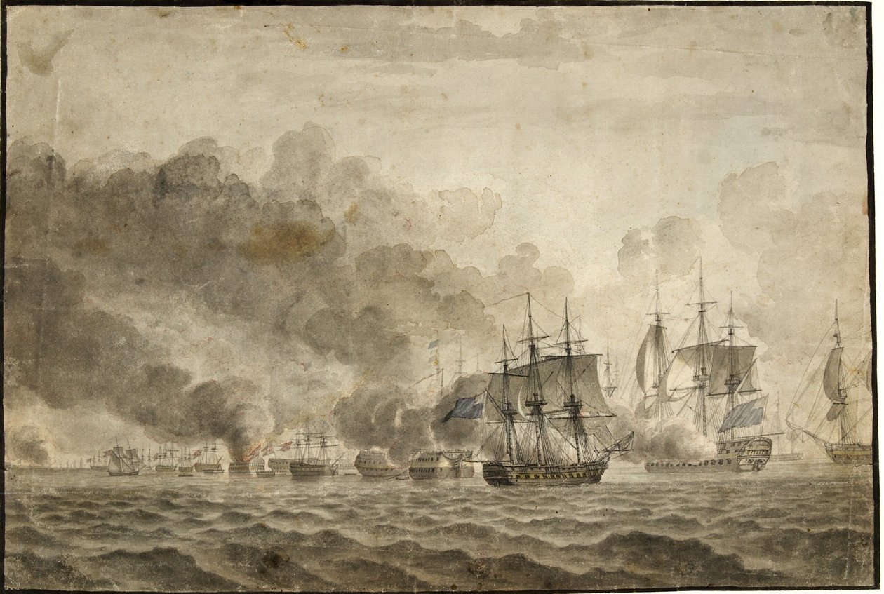 La battaglia di Reden da Christoffer Wilhelm Eckersberg