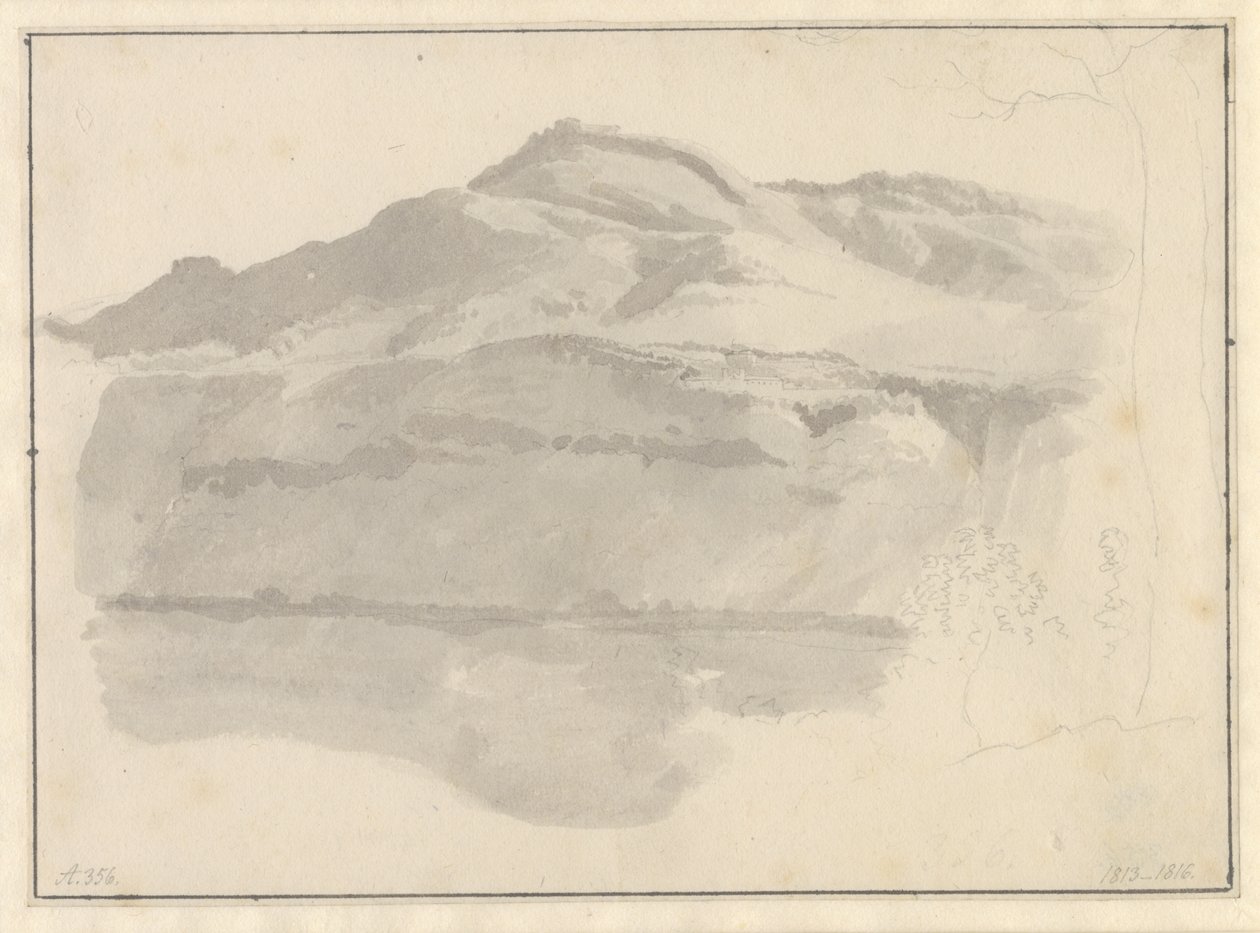 Vista del Lago Albano da Christoffer Wilhelm Eckersberg