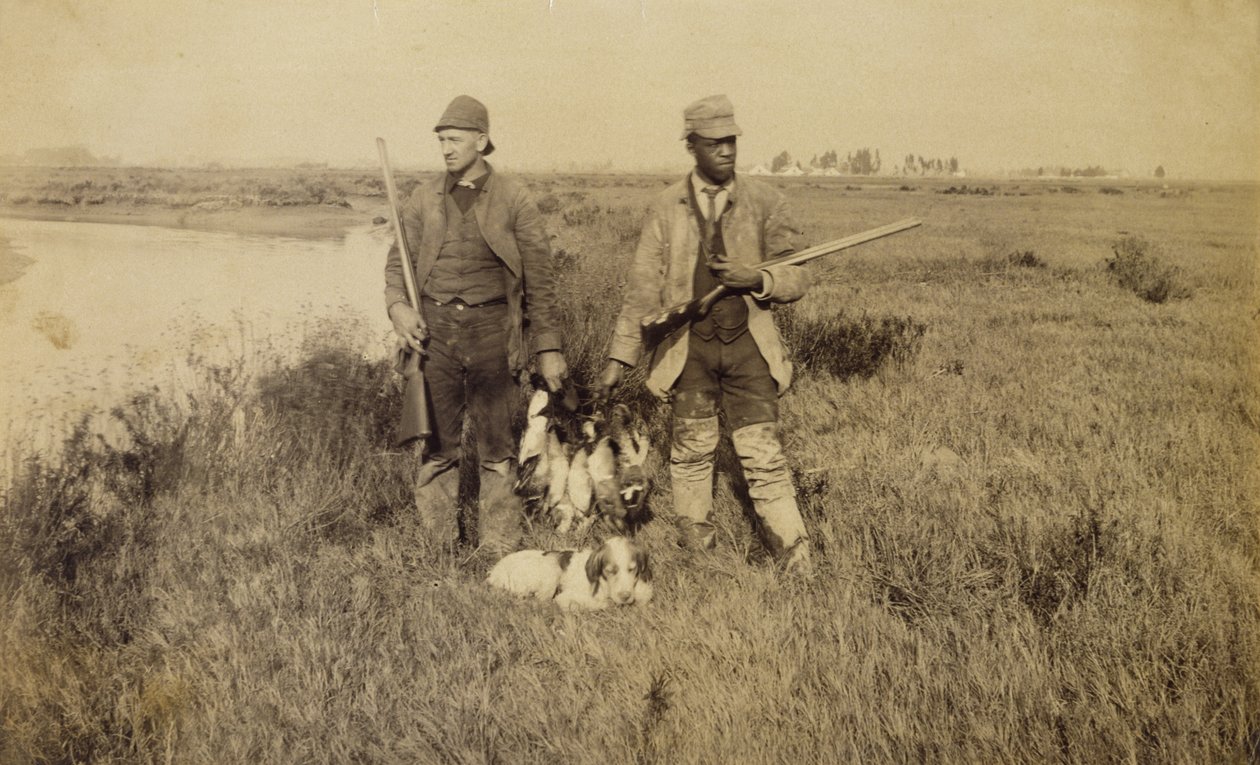 Fine della stagione delle anatre, Isola dei Turchi, California, 1885 da C. A. Plummer