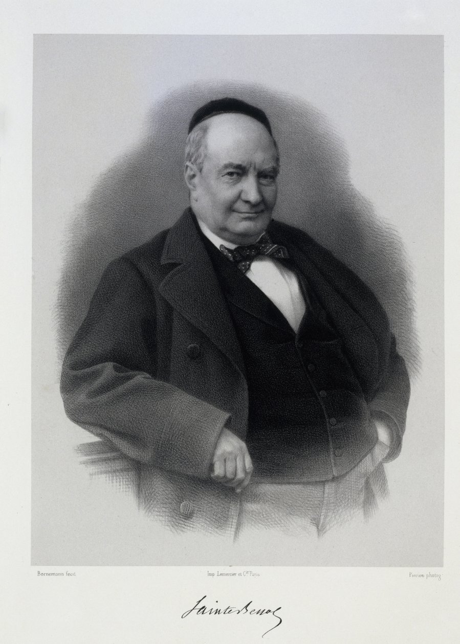 Charles Augustin Sainte-Beuve 1804-1869 da C. Bornemann