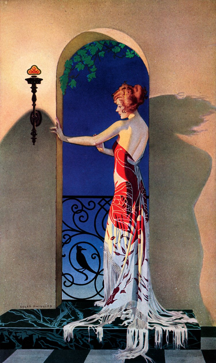 Donna alla moda degli anni 