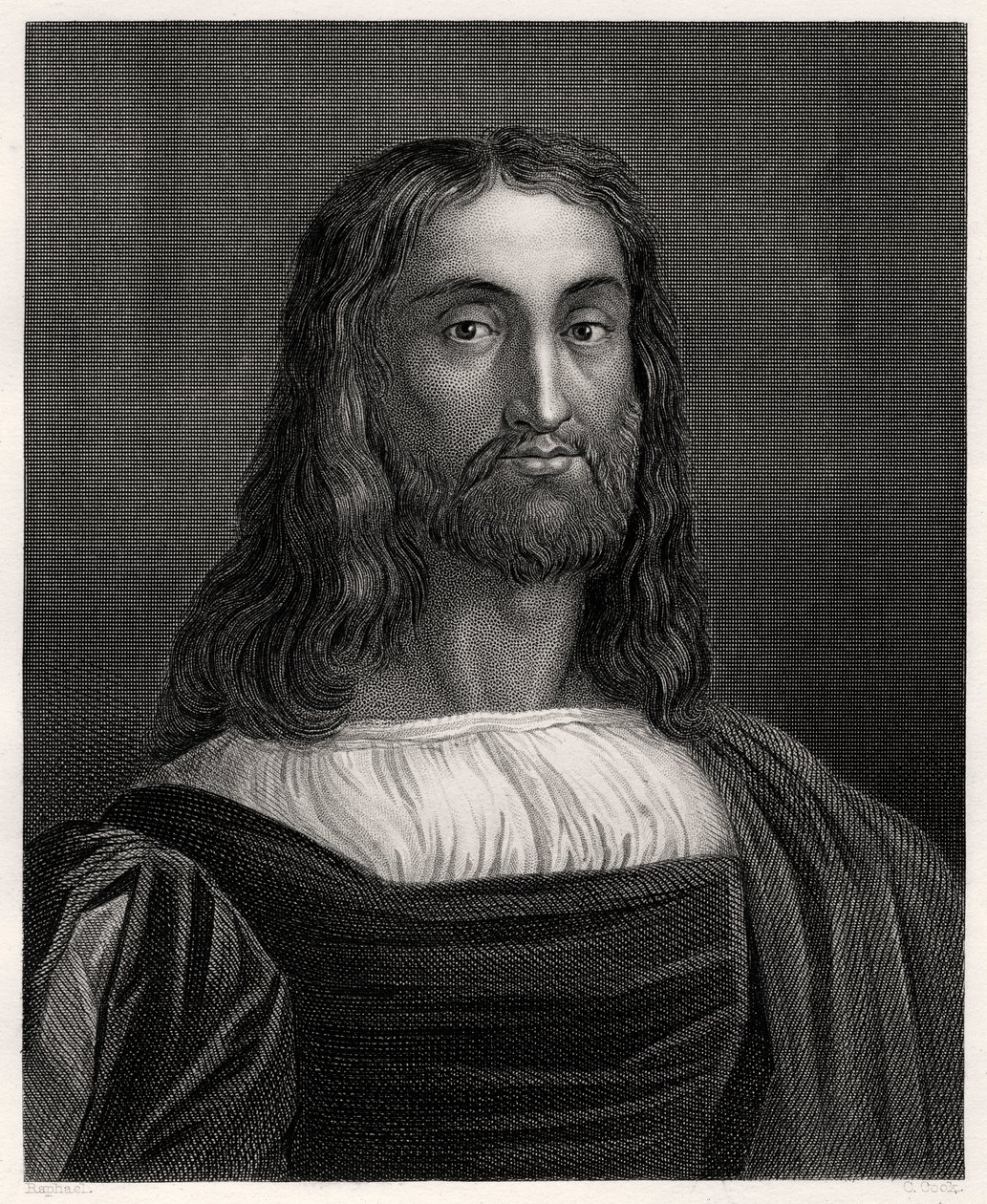 Marcantonio Raimondi, incisore italiano, XIX secolo da C. Cook