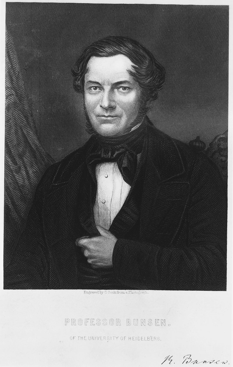 Robert Bunsen, chimico tedesco da C. Cook