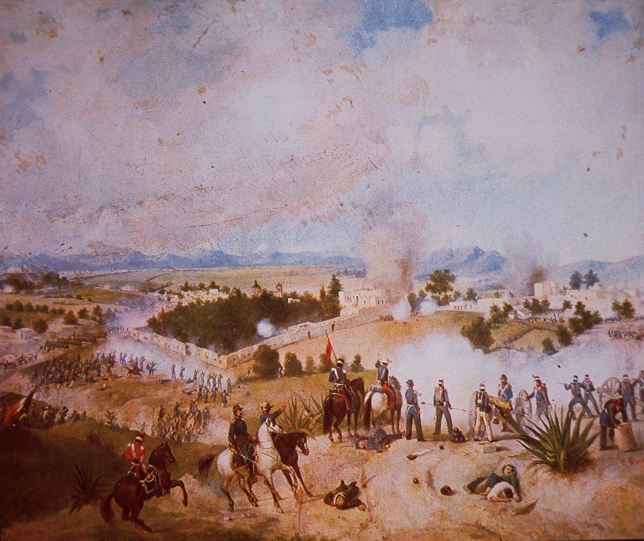 Guerra messicano-americana (1846-48), Battaglia di Molino del Rey, truppe statunitensi all