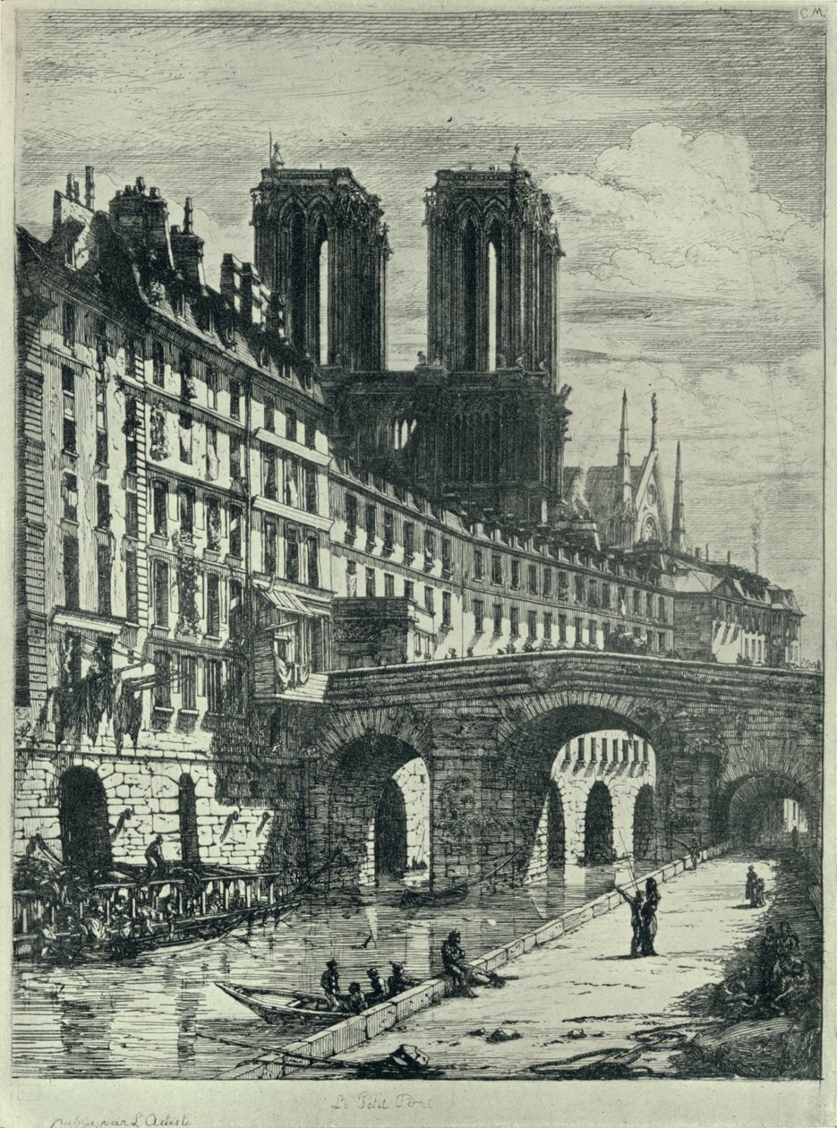 Le Petit Pont, 1915 da C. H. Meryon