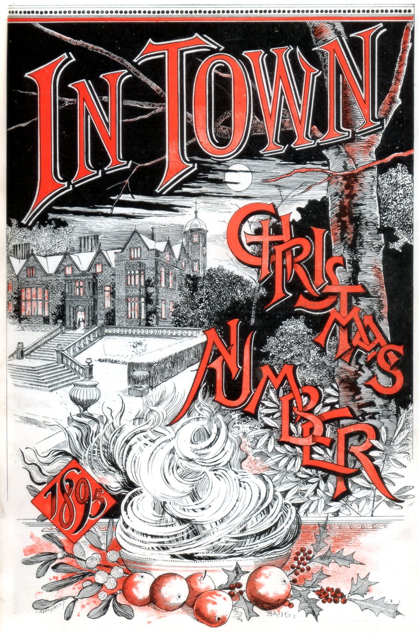 Copertina del numero di Natale della rivista In Town da C Hentschel