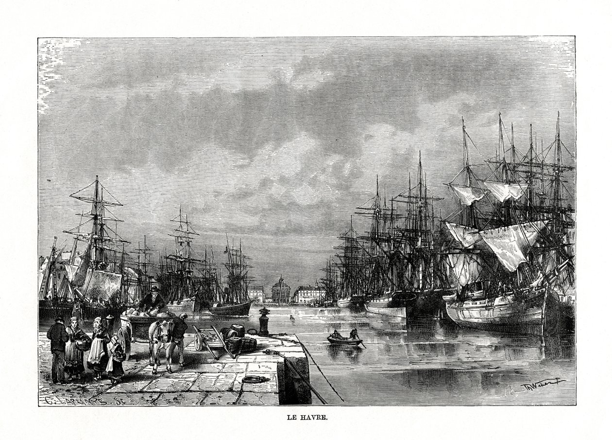 Le Havre, Normandia, Francia settentrionale, 1879 da C. Laplante