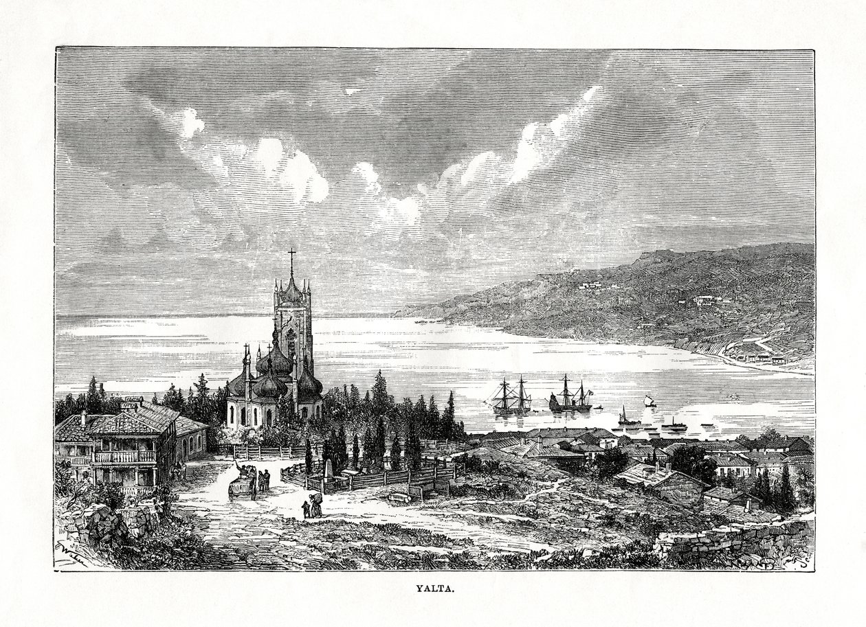 Jalta, Ucraina meridionale, 1879 da C. Laplante