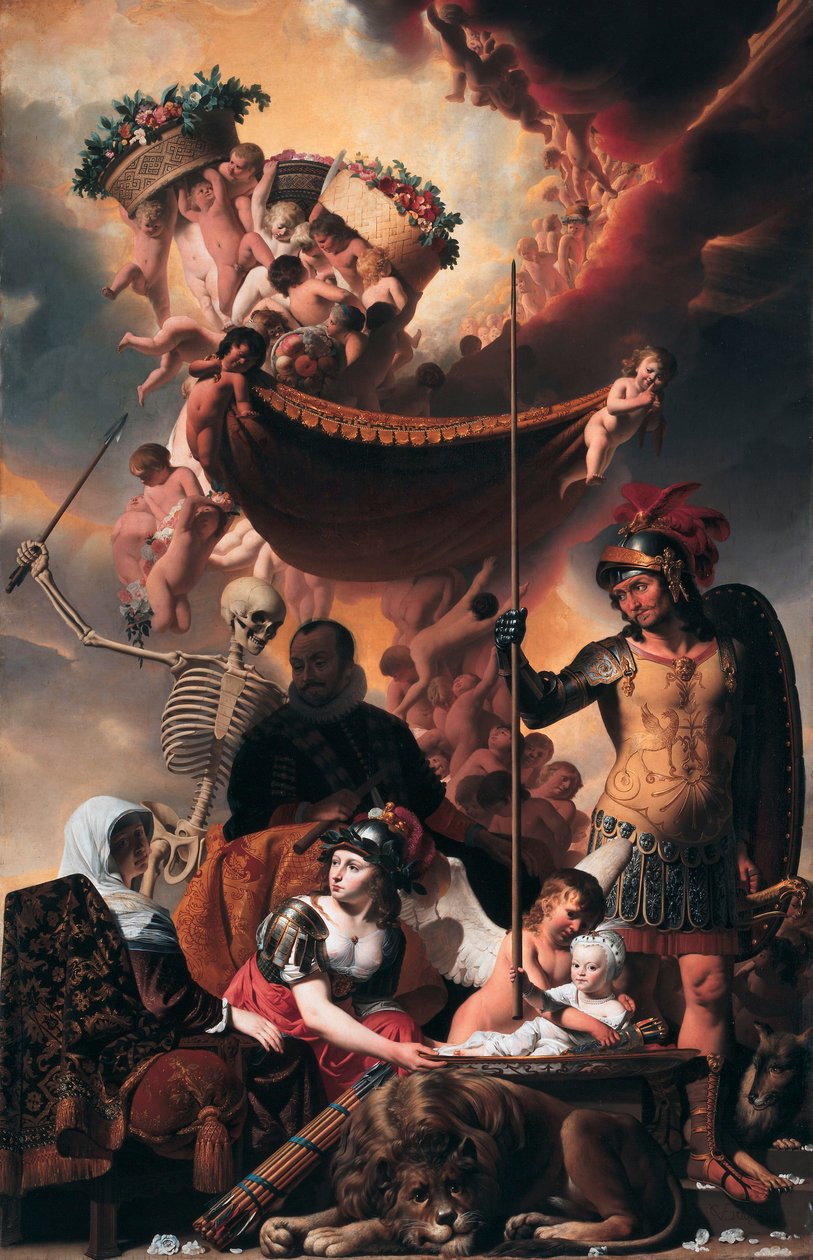Allegoria della nascita di Federico Enrico di Orange-Nassau da Caesar van Everdingen
