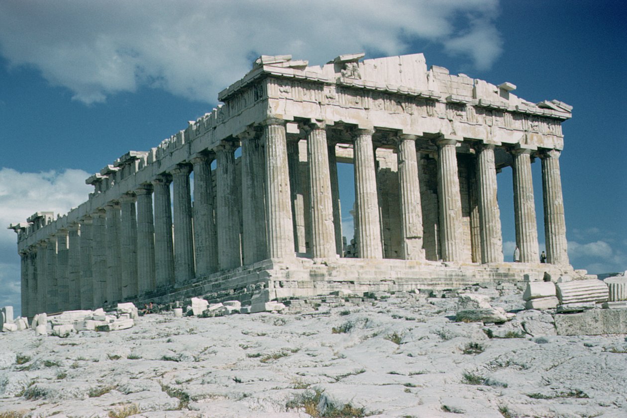 Il Partenone, costruito 447 a.C.-432 a.C. da Callicrates and Ictinus