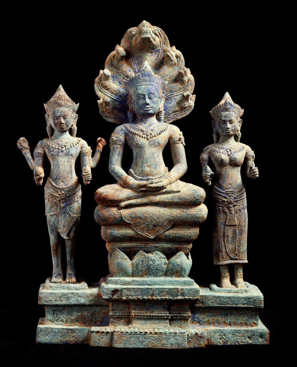 Buddha e Avalokitesvara da Cambodian School