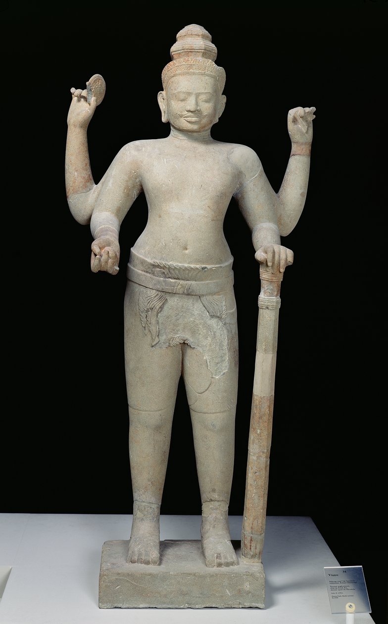 Vishnu in piedi da Cambodian School