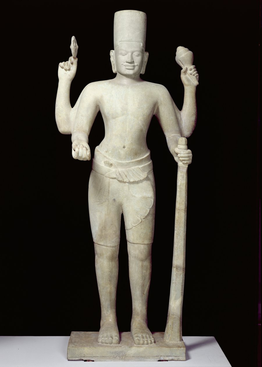 Vishnu, I - IX secolo da Cambodian School