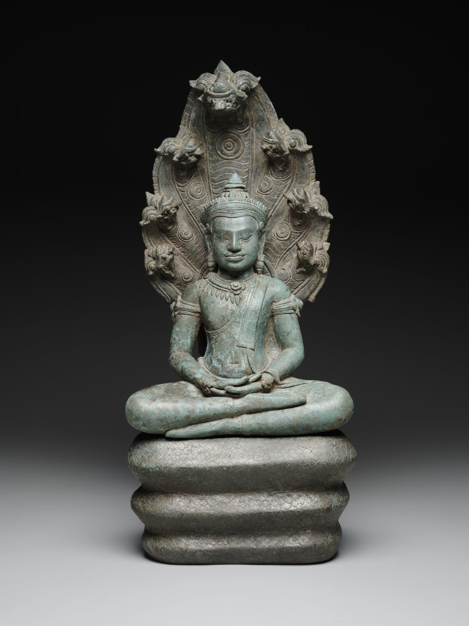Buddha Muchalinda, fine XII-inizio XIII secolo da Cambodian Cambodian