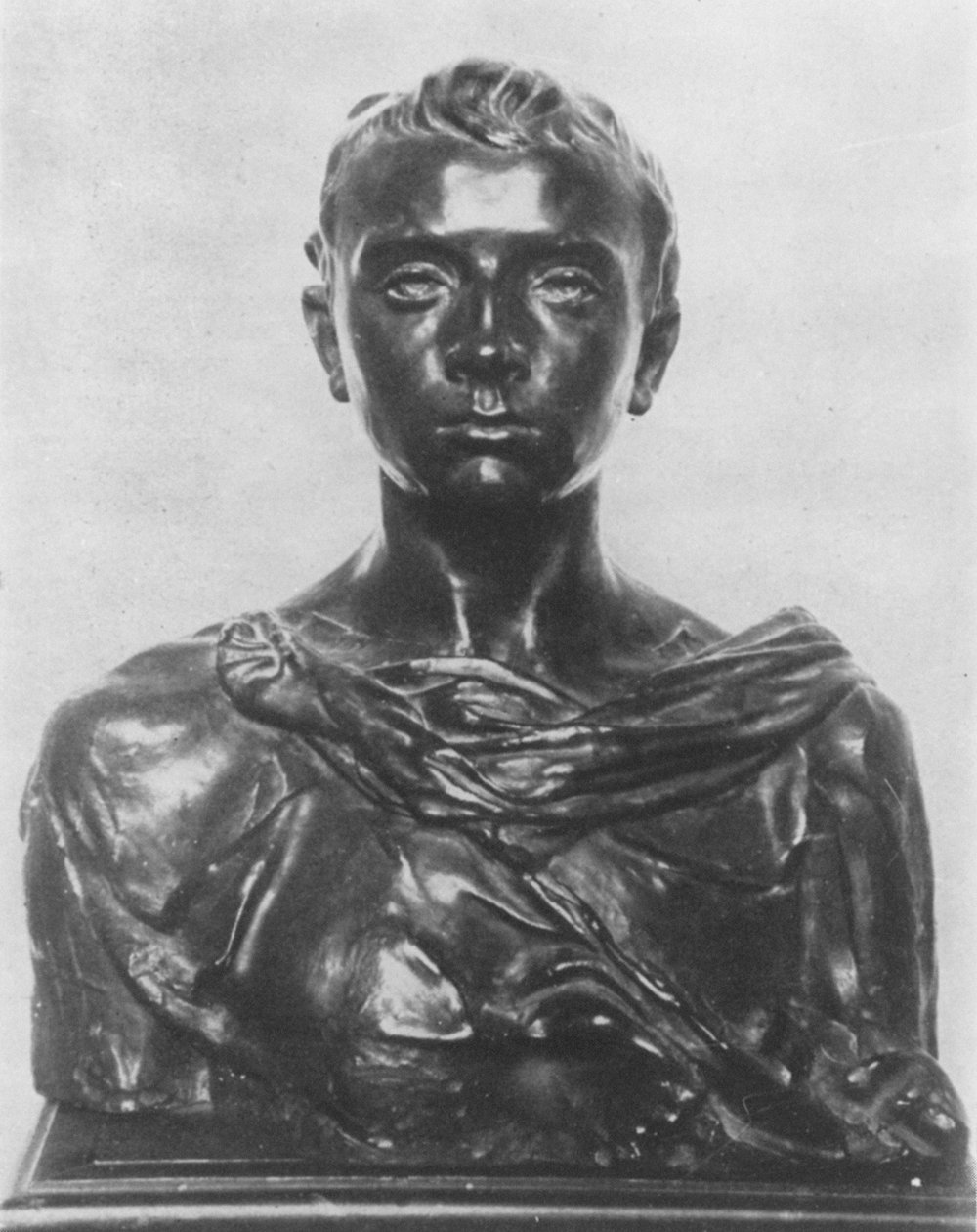 Busto di Paul Claudel adolescente da Camille Claudel