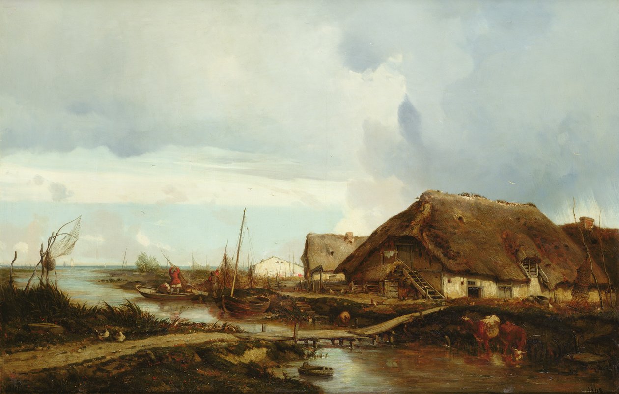 Costa della Normandia, 1848 da Camille Flers