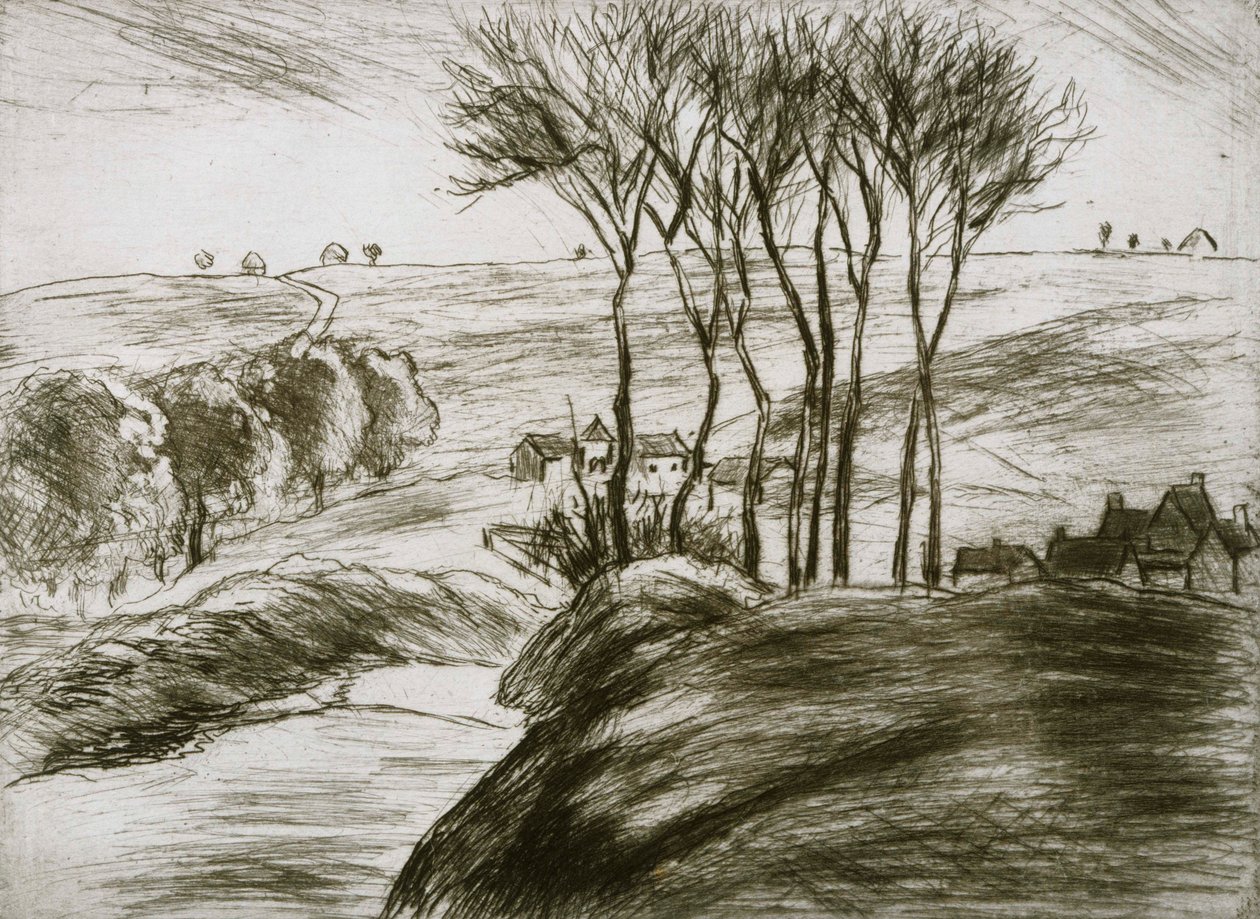 Paesaggio Vicino a Osny (Stato II) da Camille Jacob Pissarro