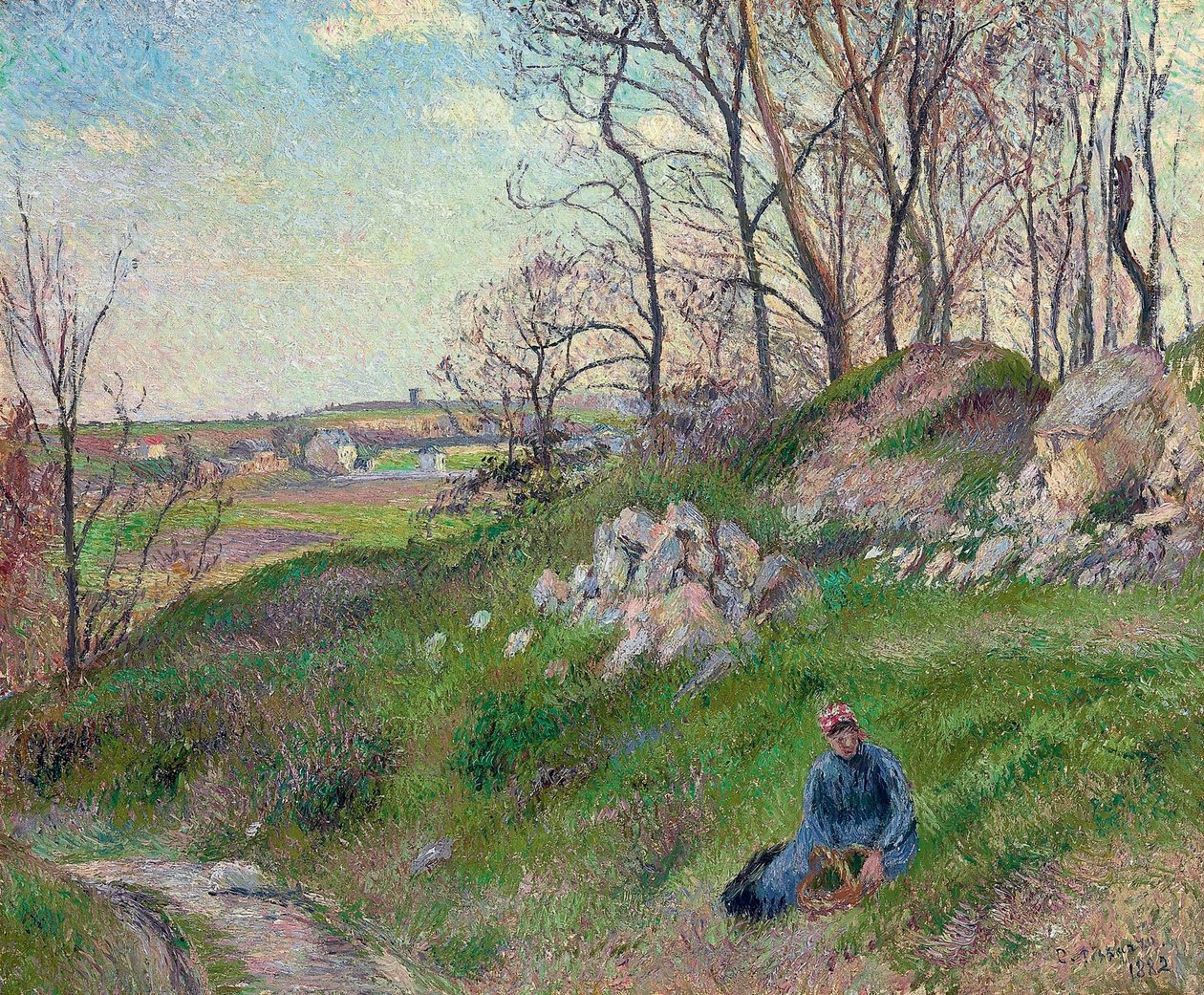 Le cave del Chou, Pontoise da Camille Jacob Pissarro