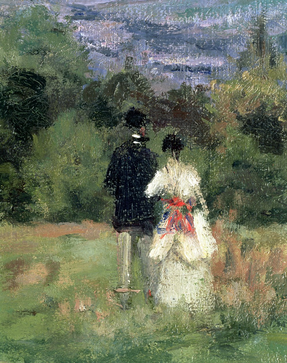 Louveciennes, (dettaglio) da Camille Jacob Pissarro