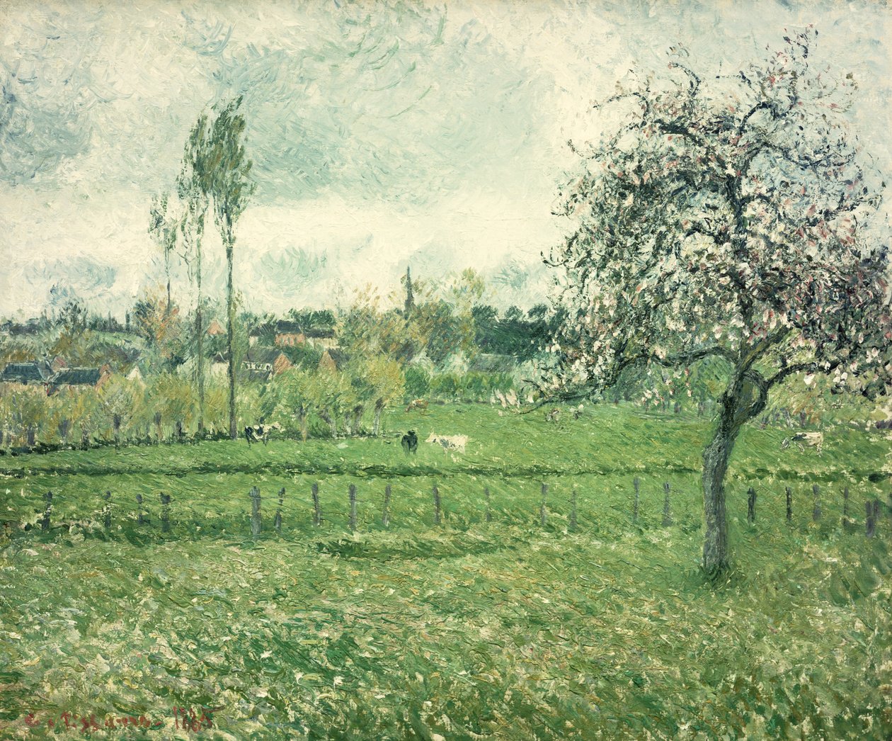 Prato a Eragny, 1885 da Camille Jacob Pissarro