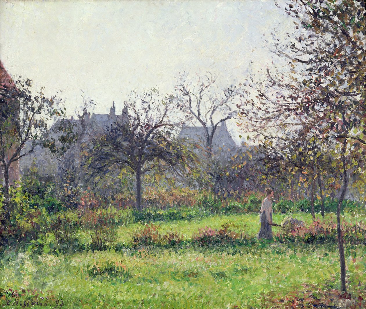 Sole del mattino, autunno, Eragny da Camille Jacob Pissarro