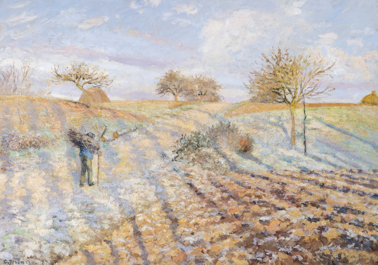 Gelo bianco da Camille Jacob Pissarro