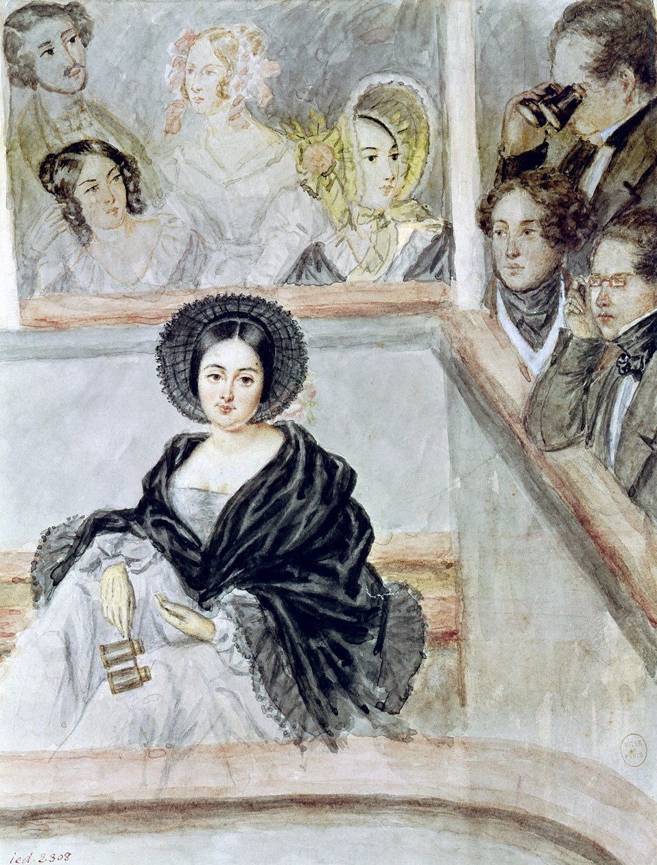 Marie Duplessis a teatro da Camille Joseph Etienne Roqueplan