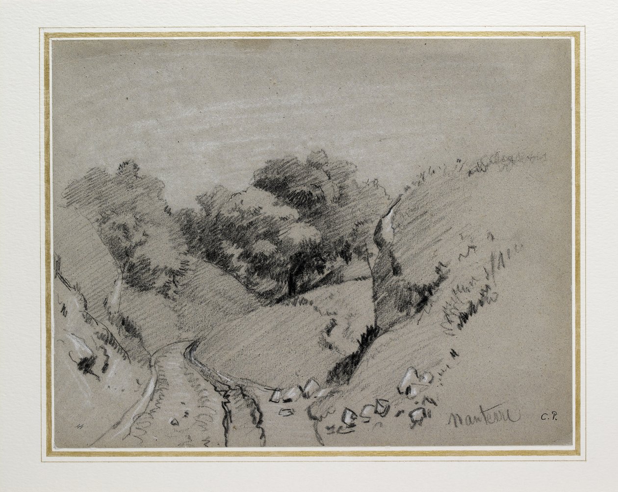 Nanterre, c. 1860 da Camille Jacob Pissarro