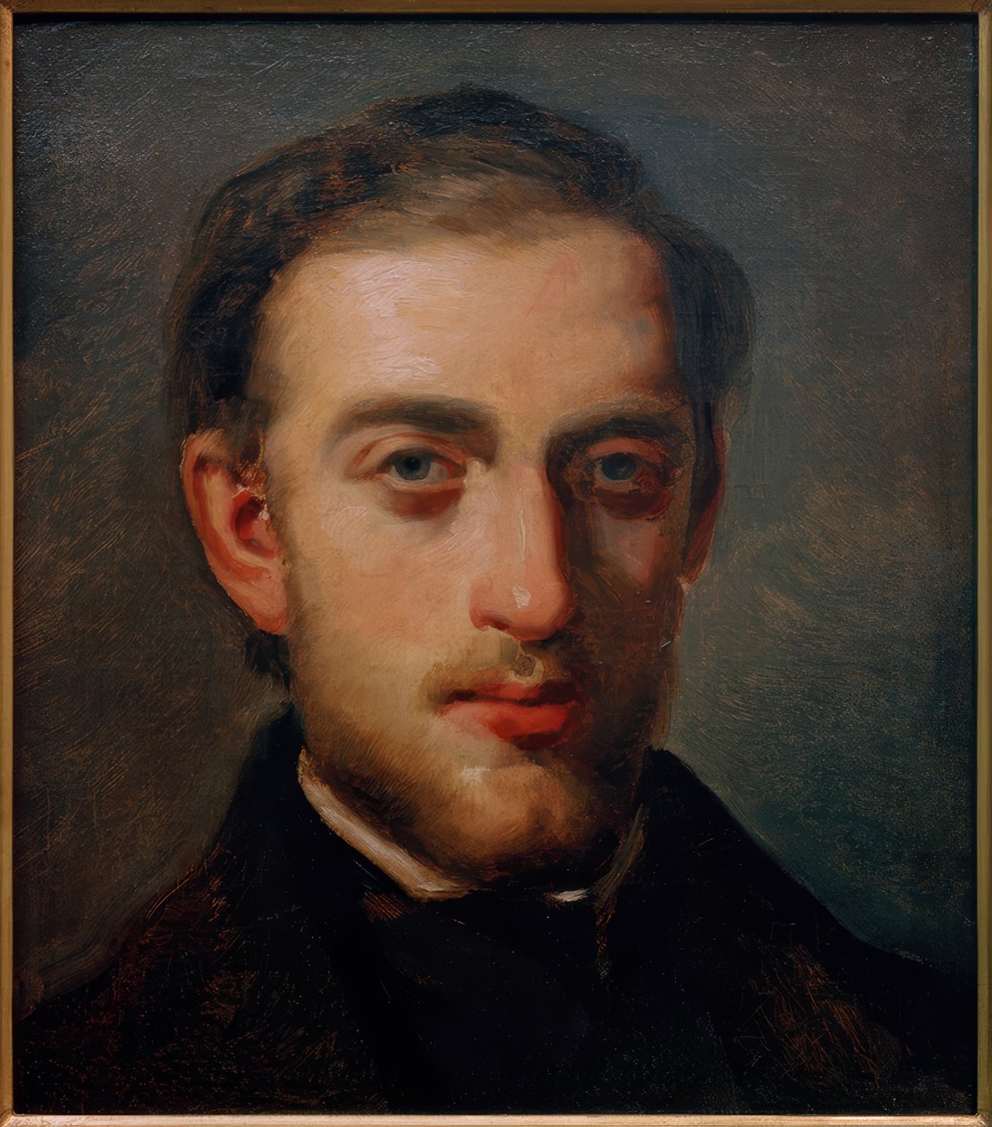 Ritratto del pittore Fritz Melbye da Camille Jacob Pissarro