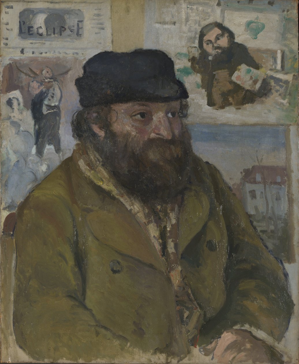 Ritratto di Paul Cézanne da Camille Jacob Pissarro