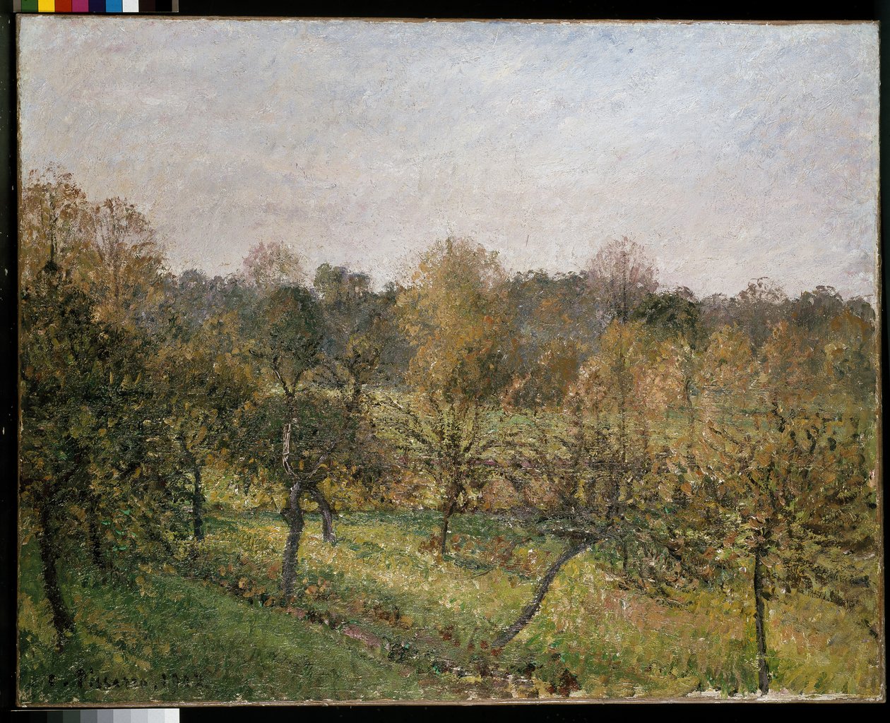 Tramonto a Eragny, 1902 da Camille Jacob Pissarro