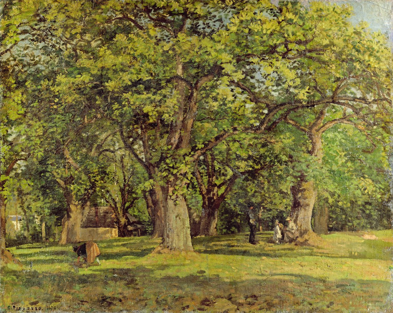 La foresta, 1870 da Camille Jacob Pissarro