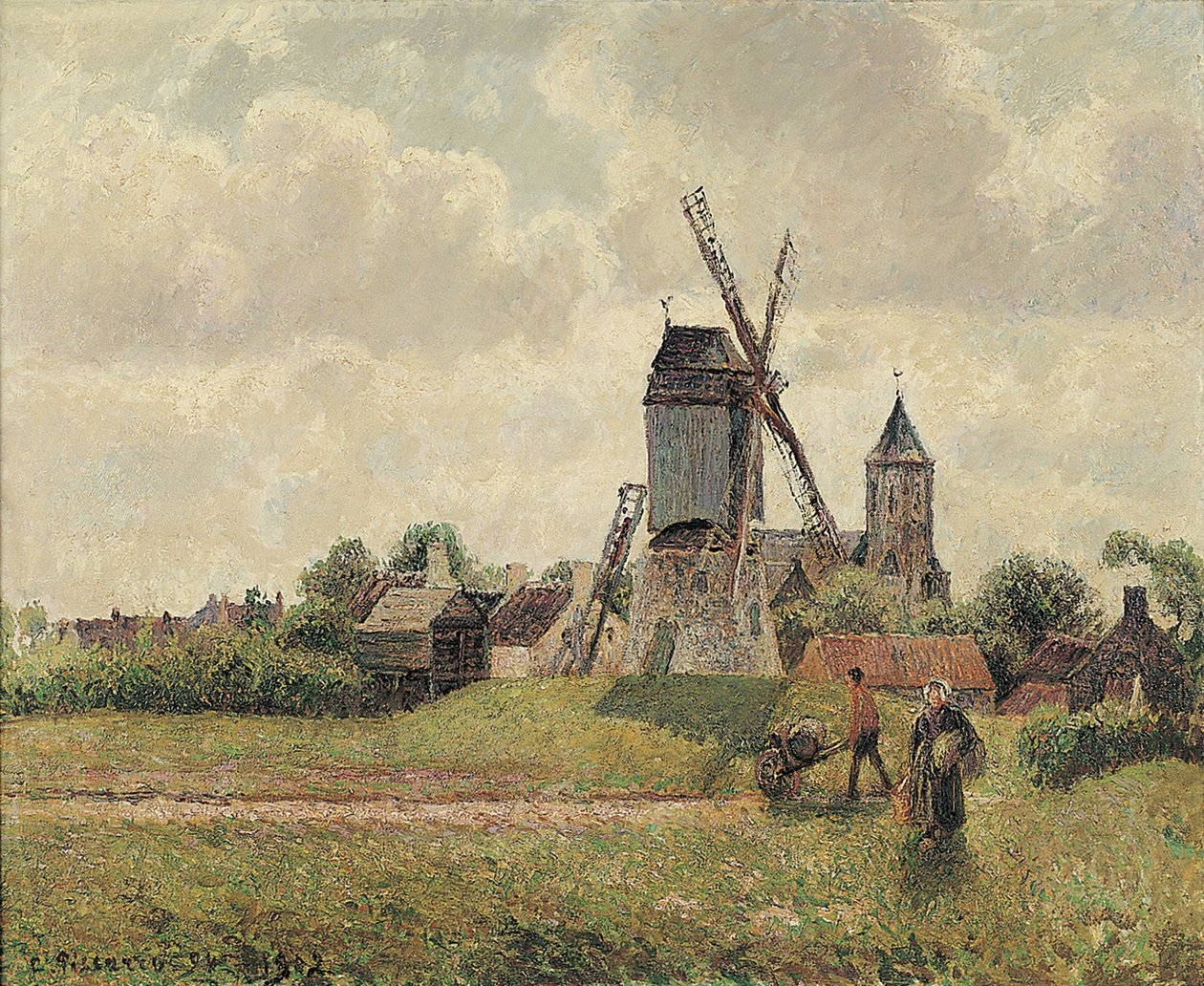 Il Vieux-Moulin a Knokke da Camille Jacob Pissarro