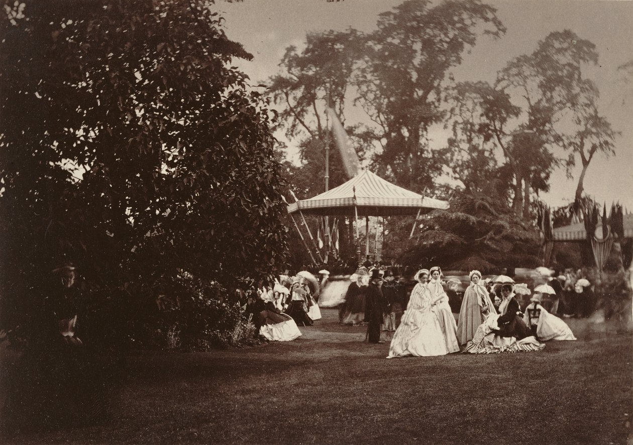 Veduta dei Giardini durante la Festa a Orleans House, Londra da Camille Silvy