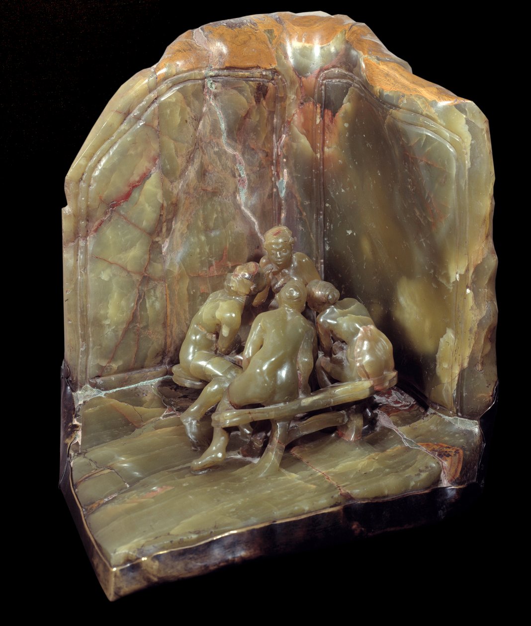 Le causeuses 1897 (bronzo e onice) da Camille Claudel