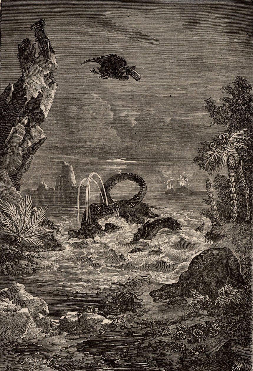 La Terra al tempo dei dinosauri da Camille Flammarion